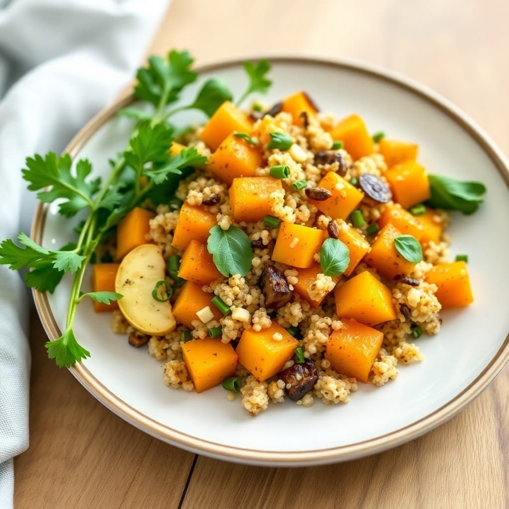 Roasted Butternut Squash and Quinoa Salad