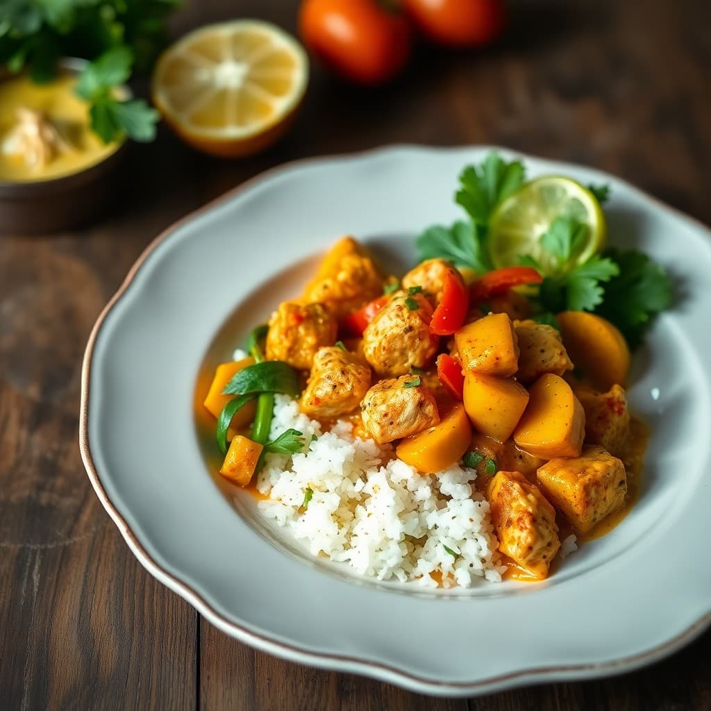 Veggie-Packed Thai Coconut Curry Bowls