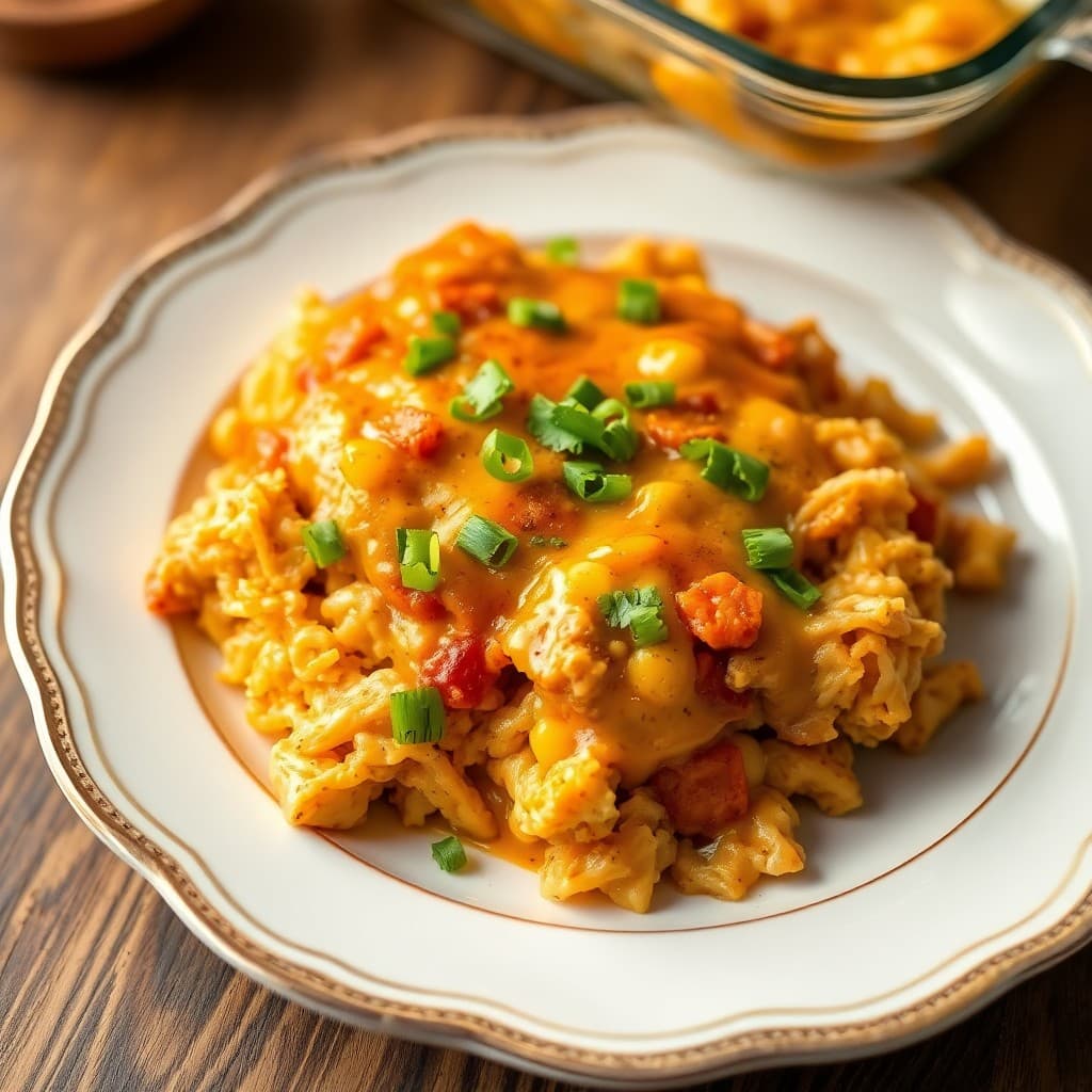 Zesty Chicken Enchilada Bake