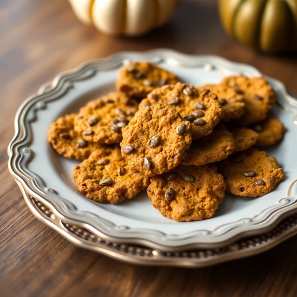 Pumpkin Seed Keto Crackers