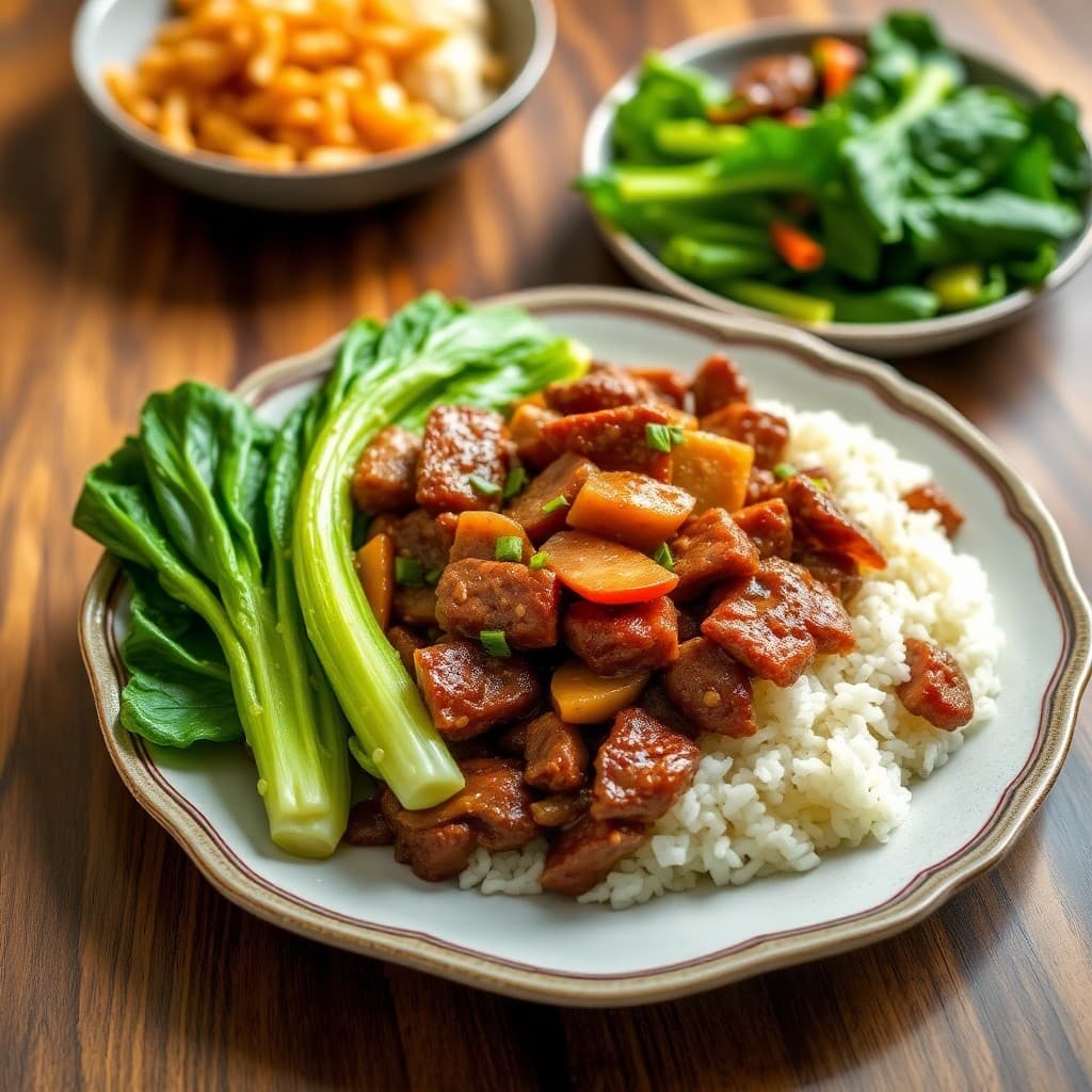 Sizzling Szechuan Beef Stir-Fry with Bok Choy