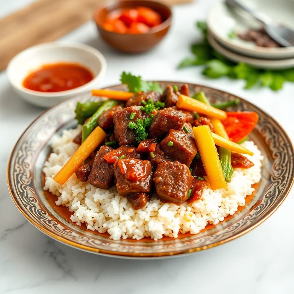 Vibrant Korean Beef and Vegetable Bowl