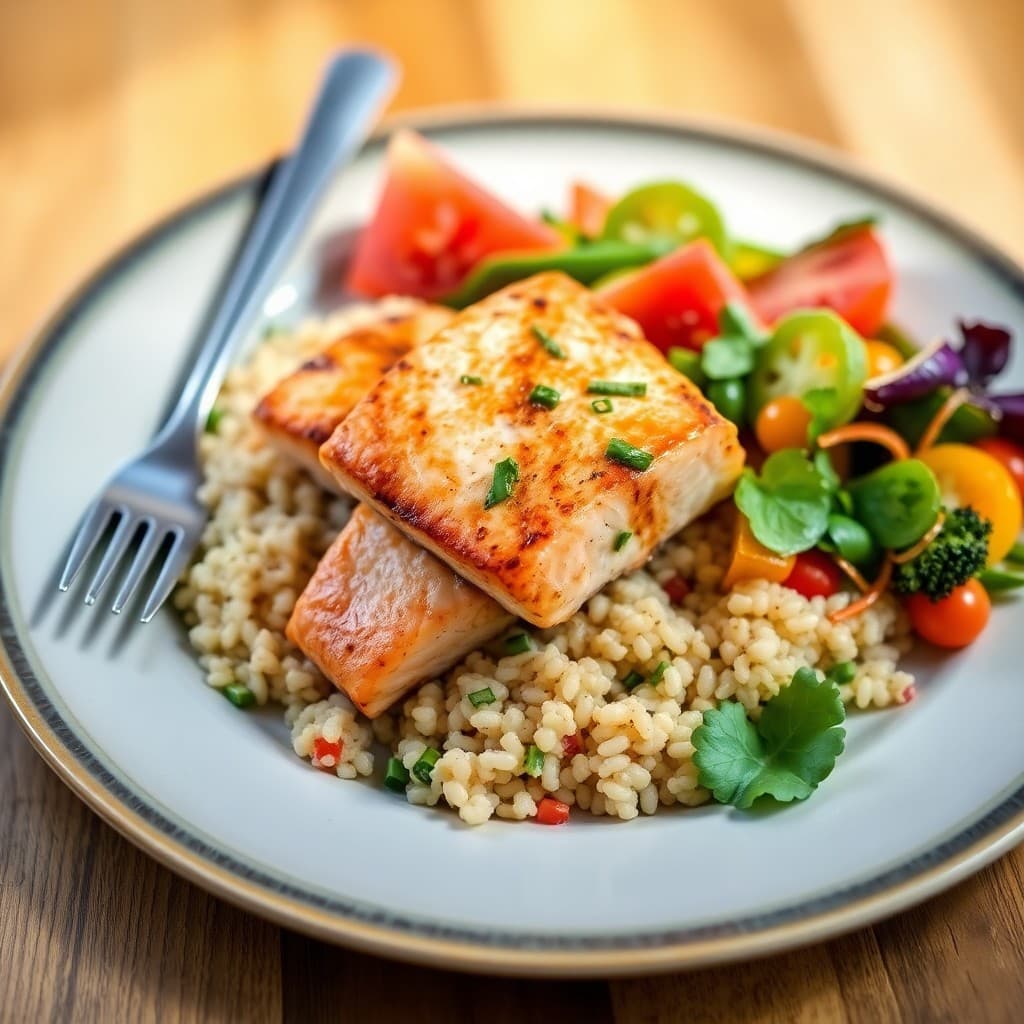 Citrus Herb Grilled Salmon Bowls