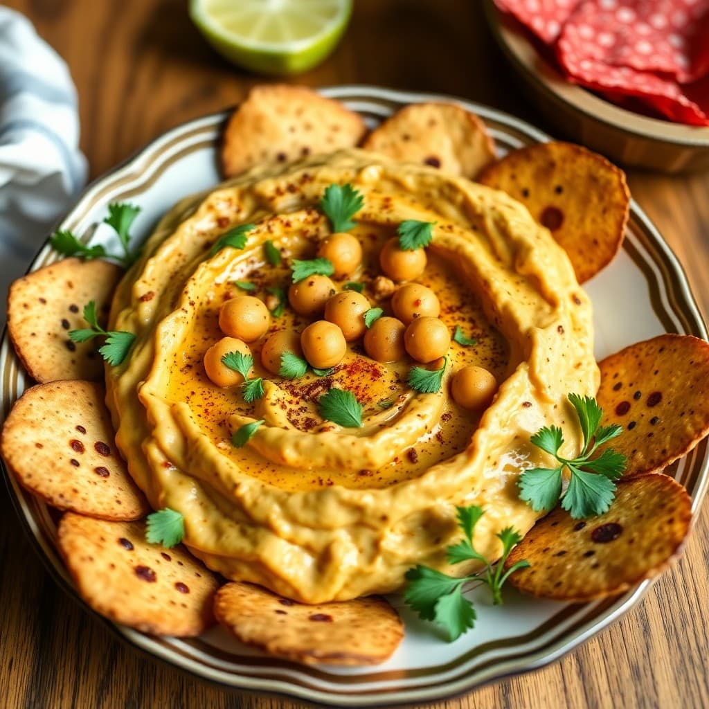 Moroccan Spiced Chickpea Dip