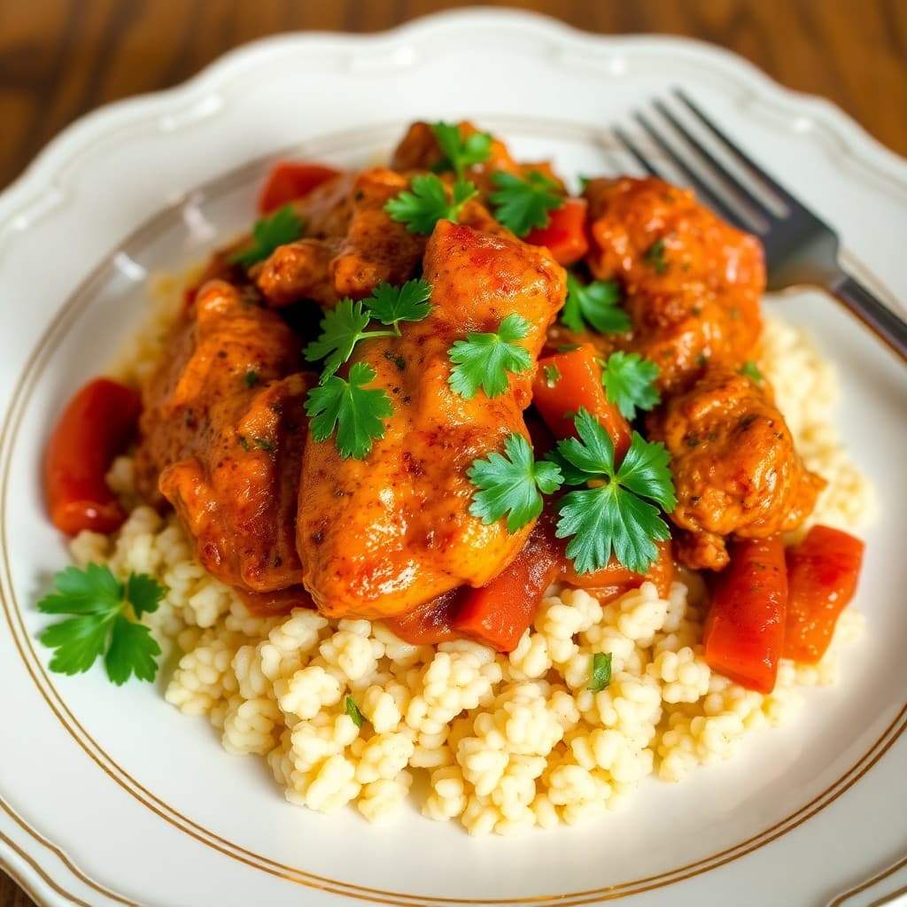 Vibrant Moroccan Spiced Chicken Tagine