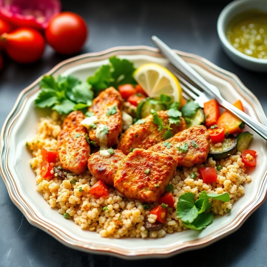 Peruvian-Inspired Chicken and Quinoa Bowls
