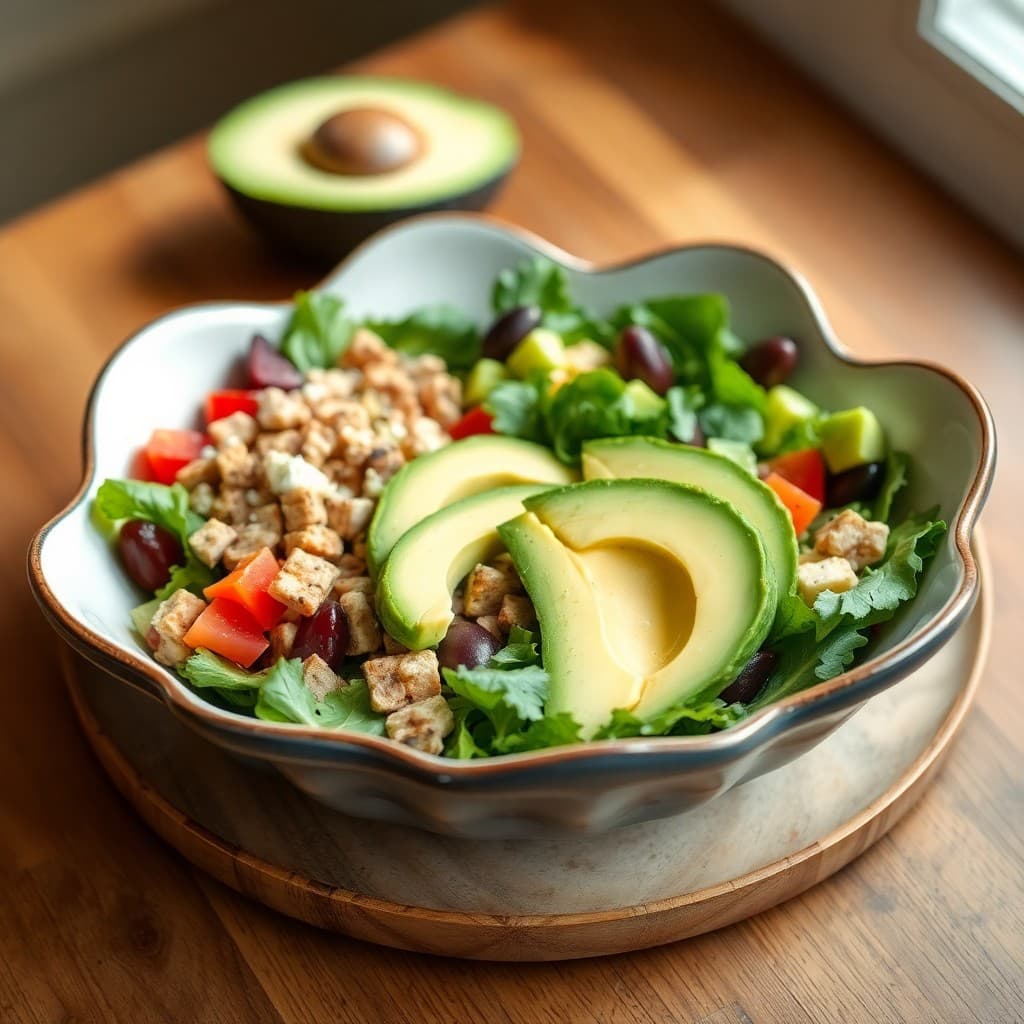 Protein-Packed Avocado Salad Bowl