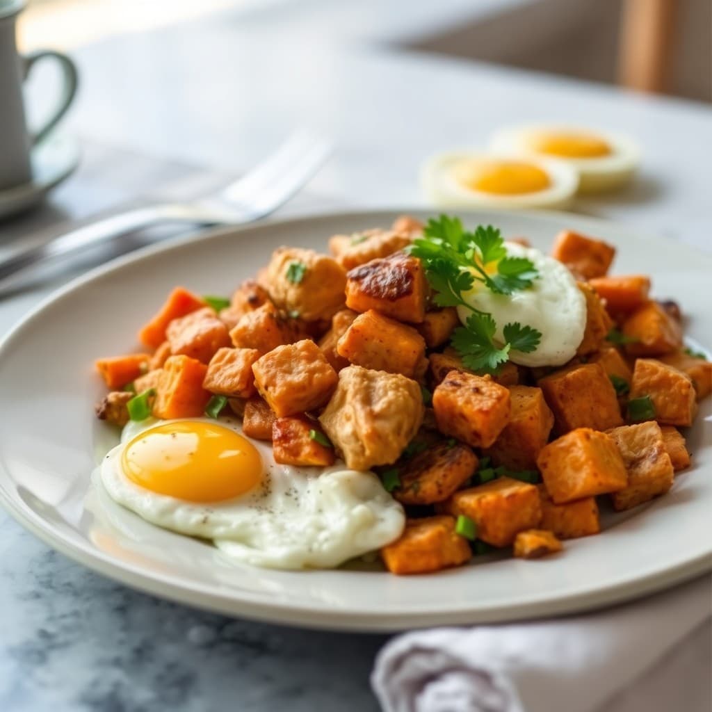 Vietnamese Lemongrass Chicken Breakfast Hash