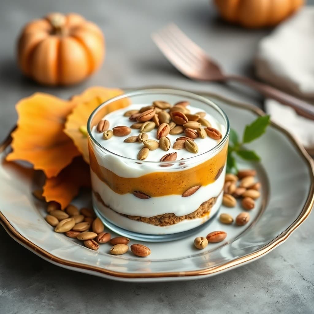 Autumn Pumpkin Seed Parfait