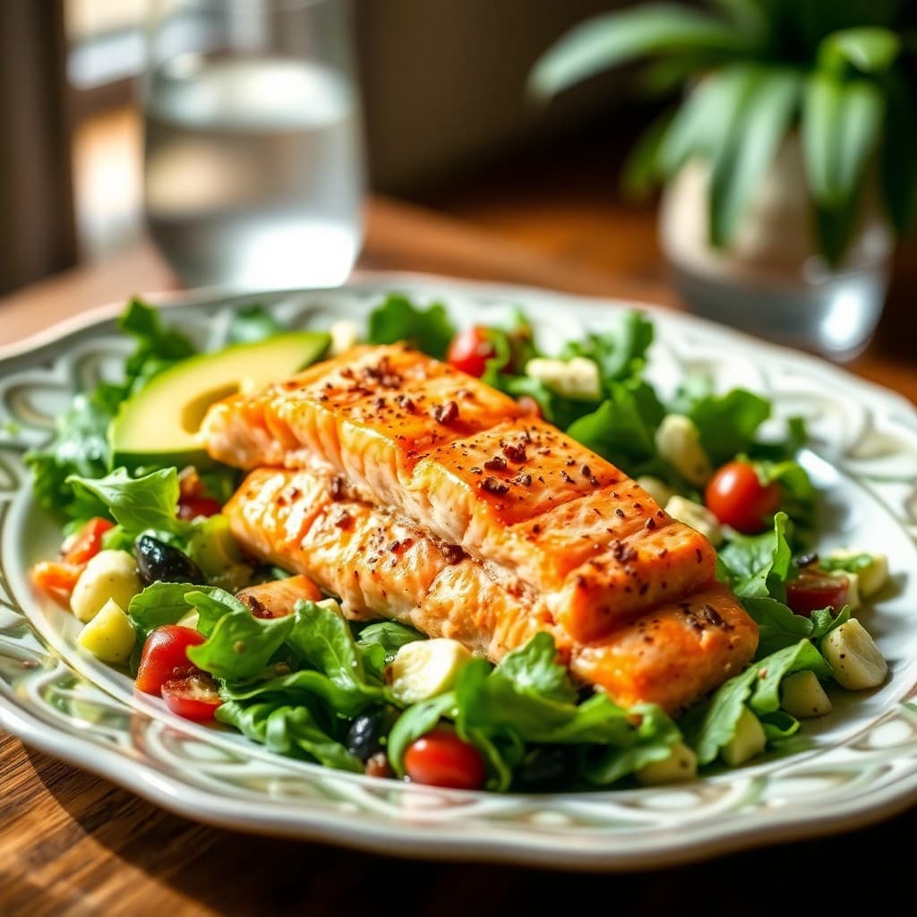Protein-Packed Satiating Salmon Salad