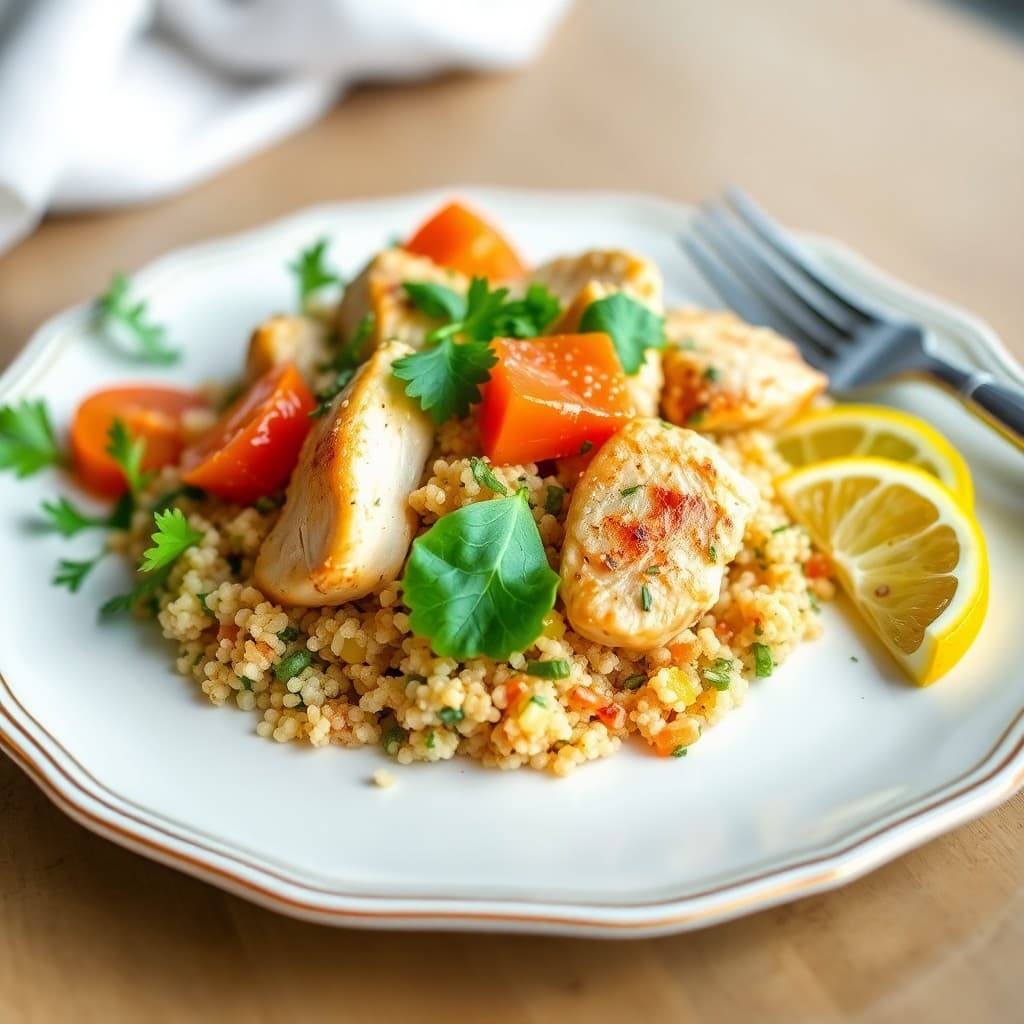 Citrus Herb Chicken Quinoa Bowls
