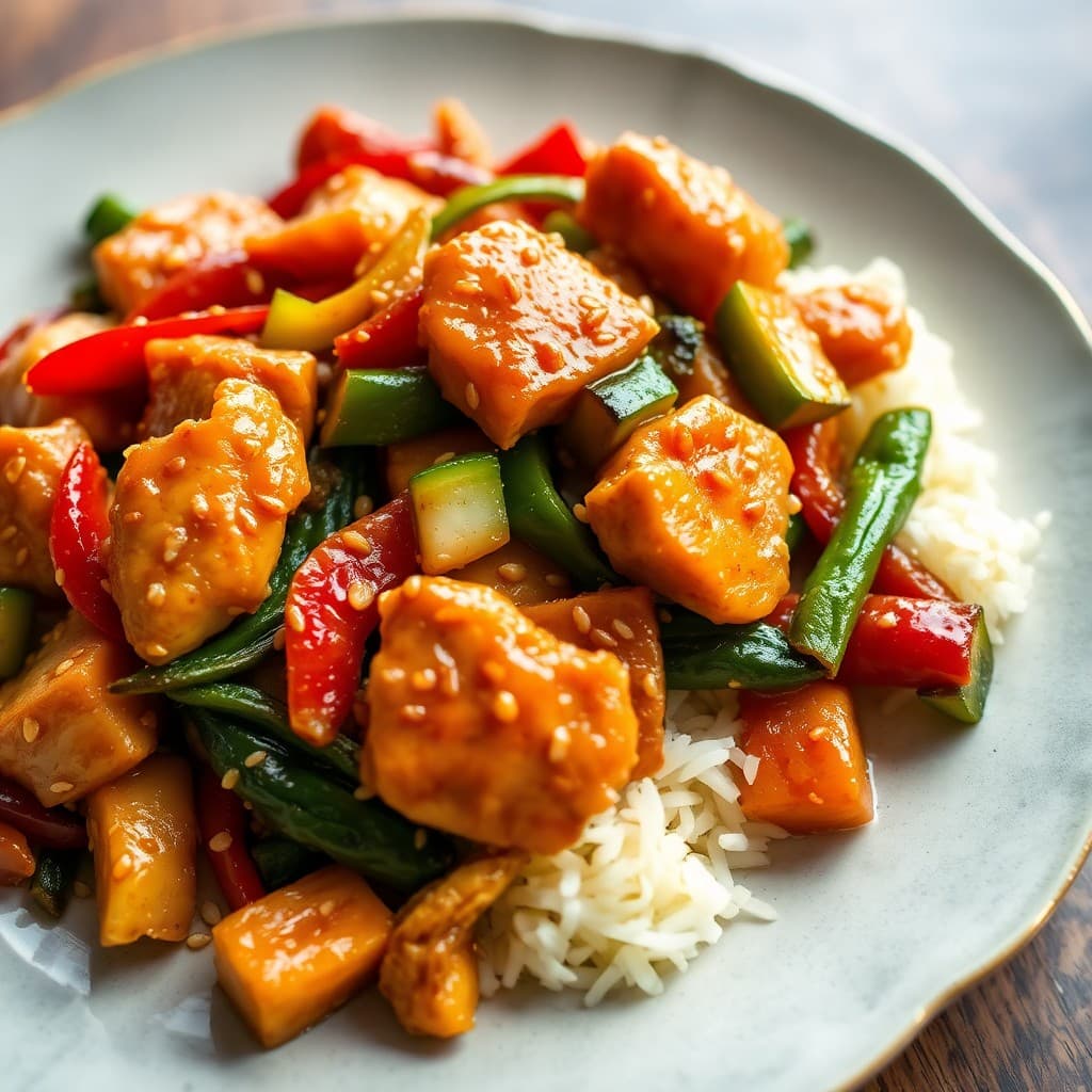 Sesame Ginger Chicken Stir-Fry