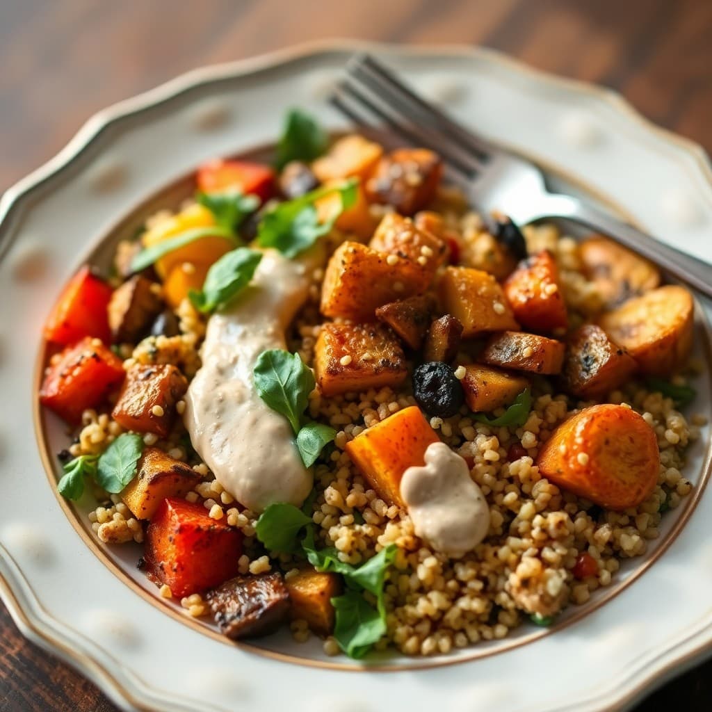 Autumn Harvest Vegetarian Bowl