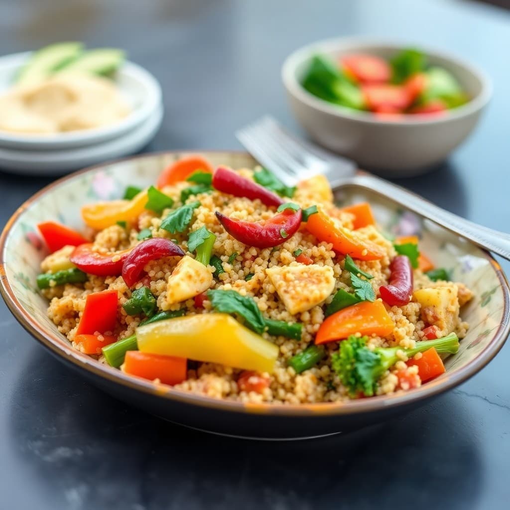 Vegetable Quinoa Stir-Fry