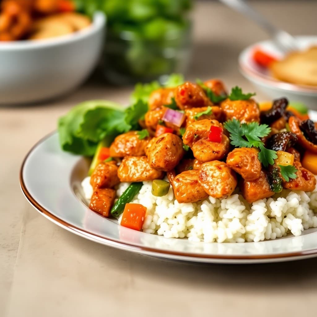 Vibrant Chicken Fajita Bowls