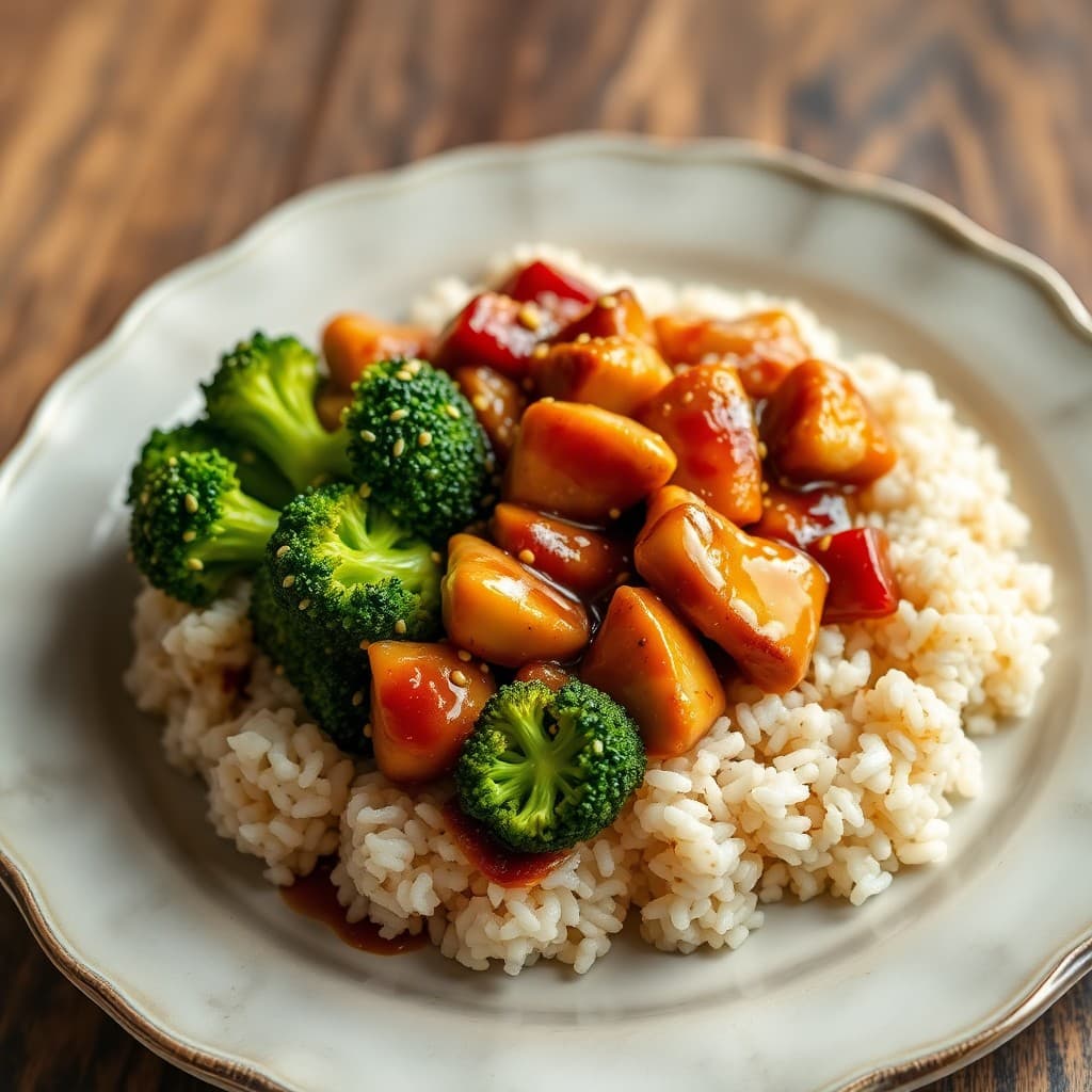 Teriyaki Chicken Bowls with Sesame Broccoli