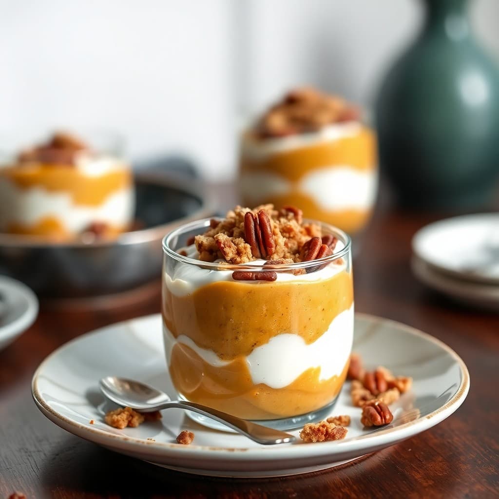 Creamy Pumpkin Pie Parfaits