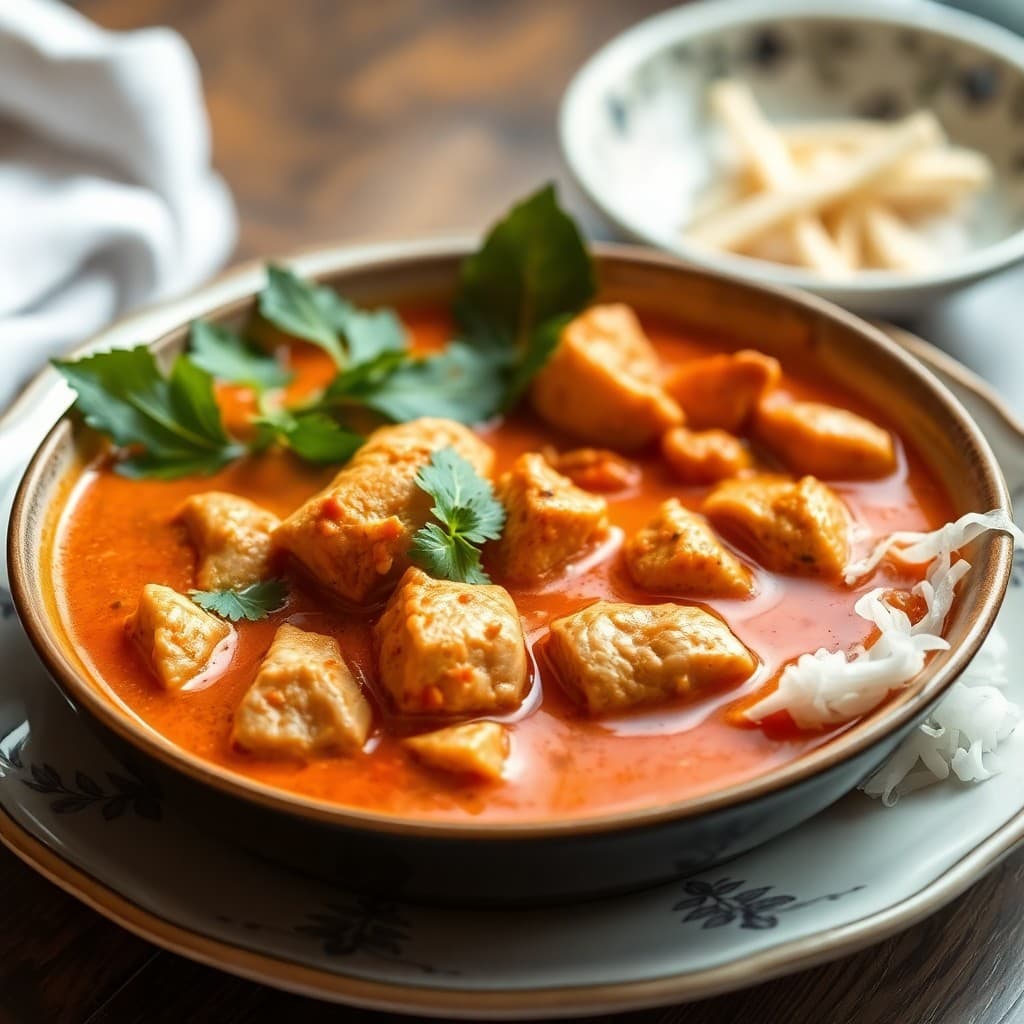 Thai Red Curry with Coconut Chicken