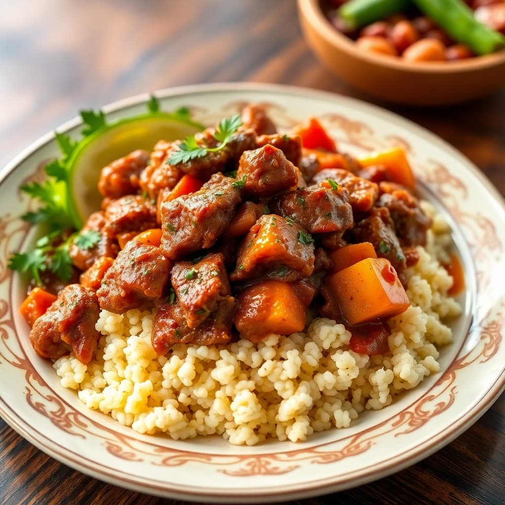 Zesty Moroccan Beef Tagine