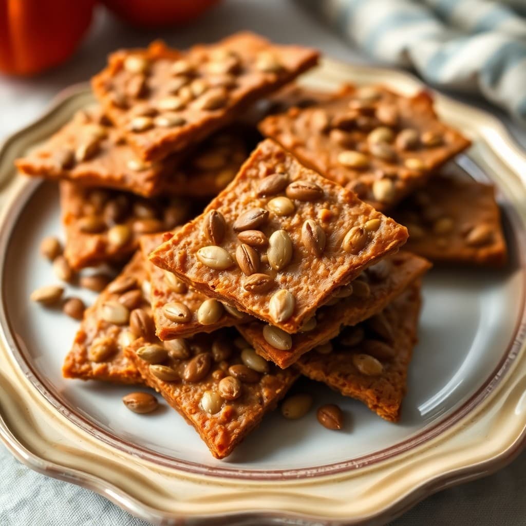 Autumn Keto Pumpkin Seed Brittle