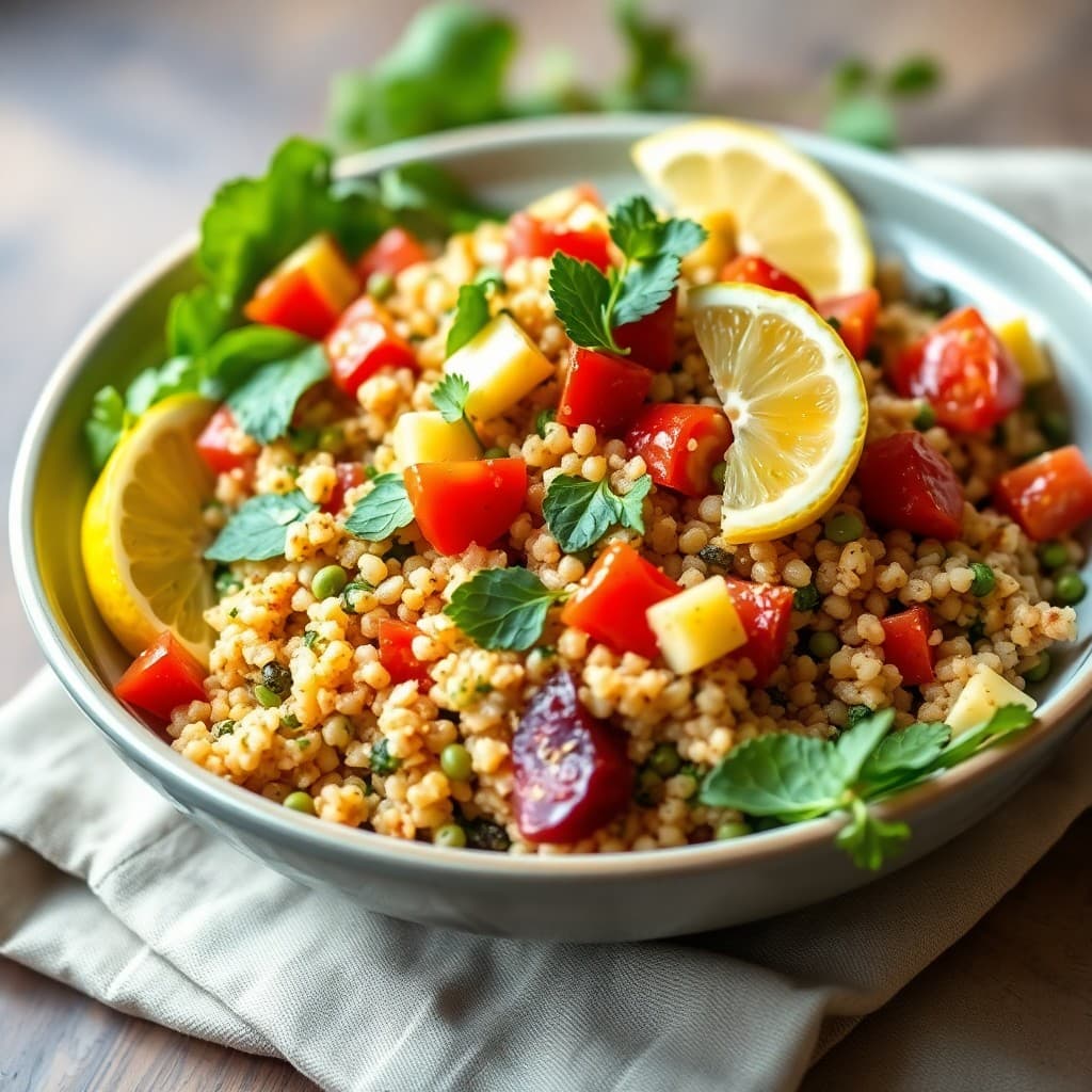 Zesty Mediterranean Quinoa Bowl