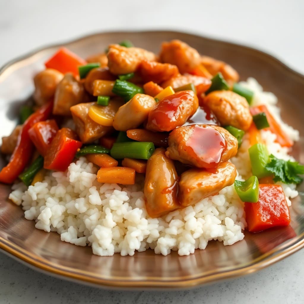 Honey Garlic Chicken Stir-Fry