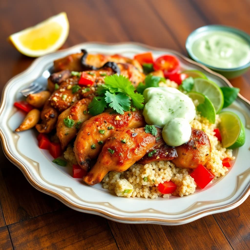 Sizzling Moroccan Spiced Chicken Fajitas