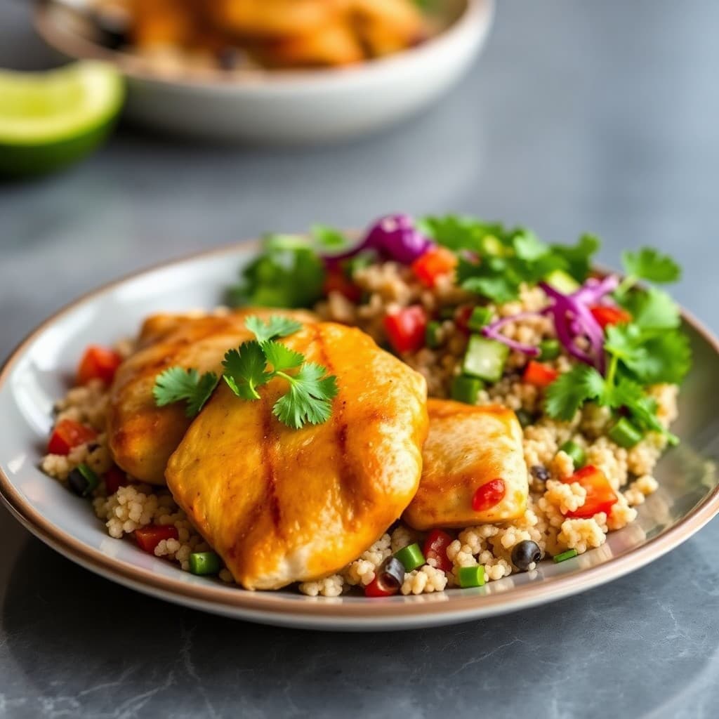 Vibrant Peruvian Chicken Bowls