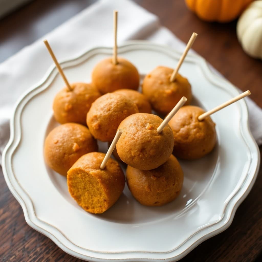 Pumpkin Pancake Pops
