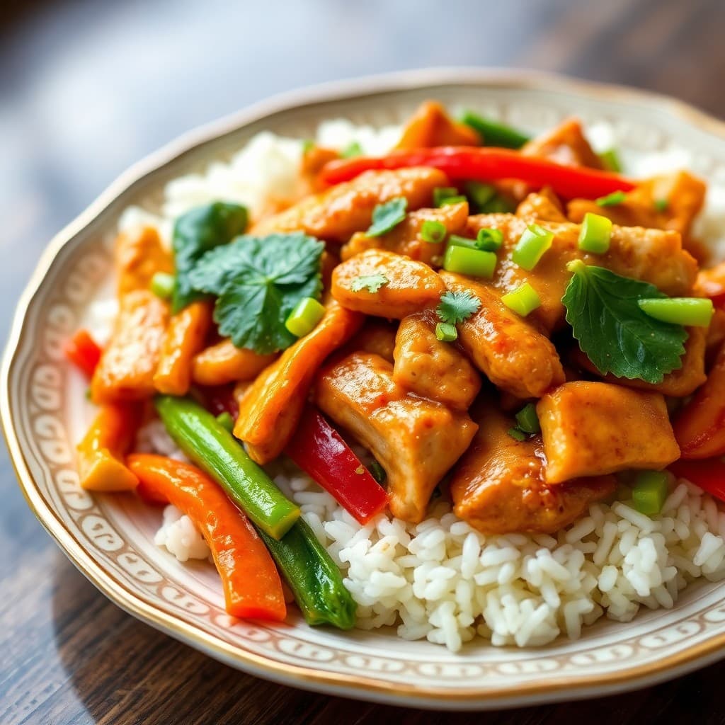 Sizzling Thai-Style Chicken Stir-Fry