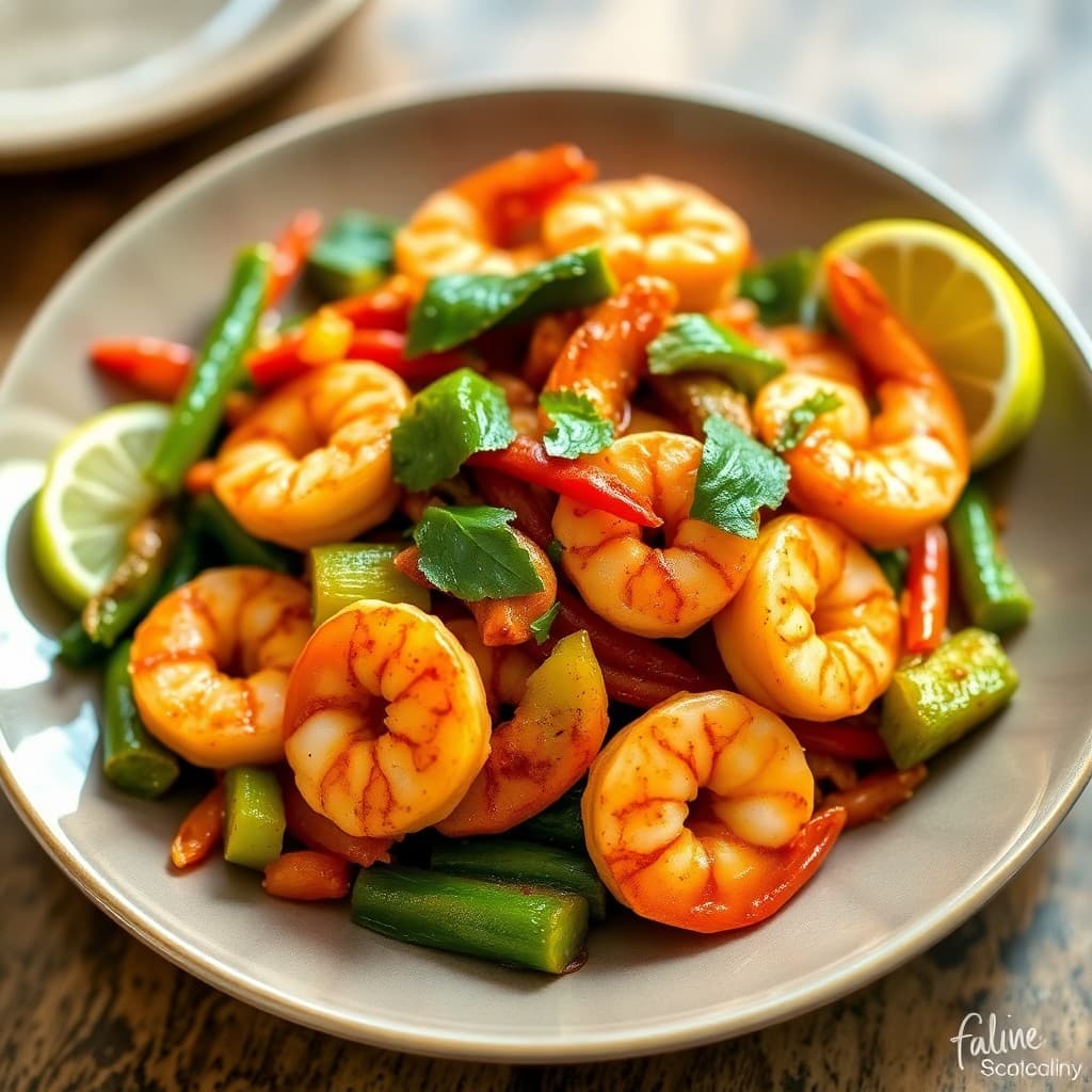 Sizzling Chili-Lime Shrimp Stir-Fry