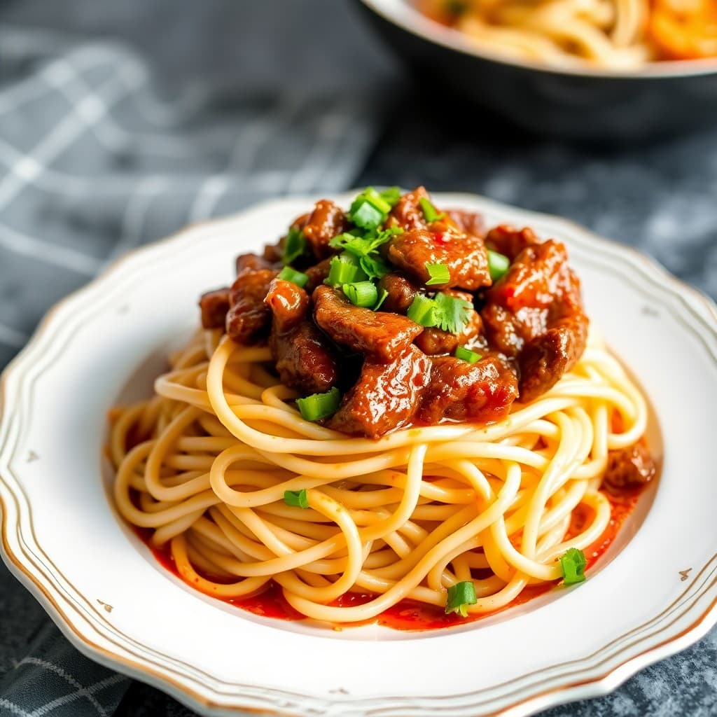 Spicy Sichuan Beef Noodle Bowls