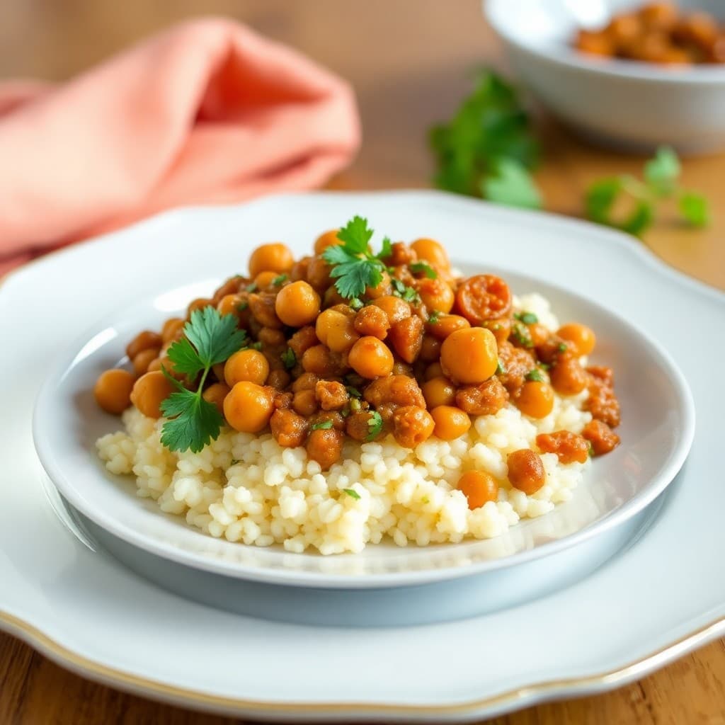Zesty Moroccan Chickpea & Lentil Stew