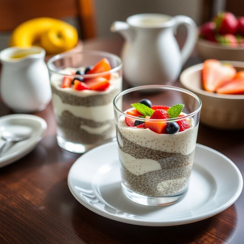 Sunrise Chia Pudding Parfaits