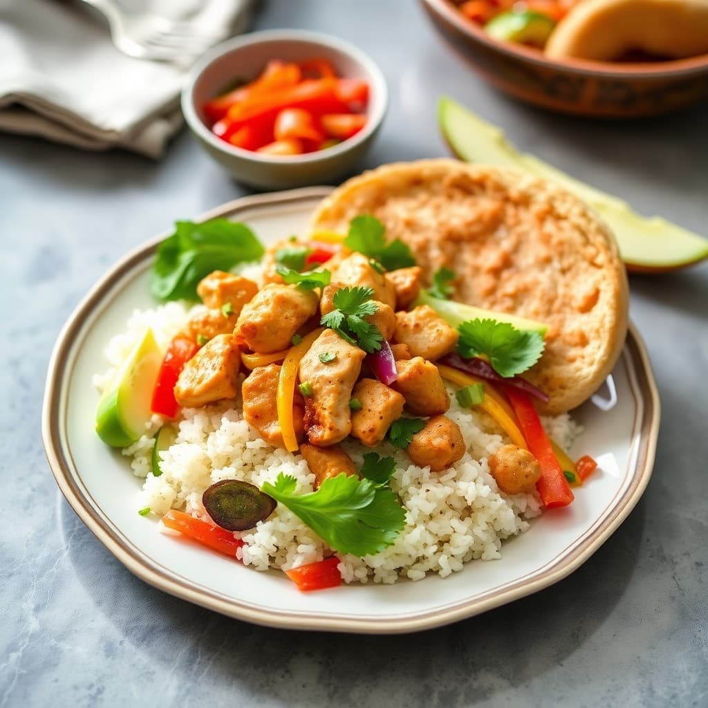 Spicy Lemongrass Chicken Banh Mi Bowls