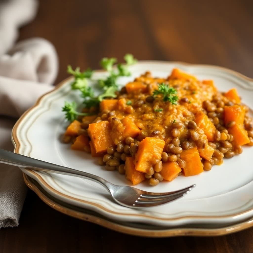 Cozy Autumn Lentil Bake