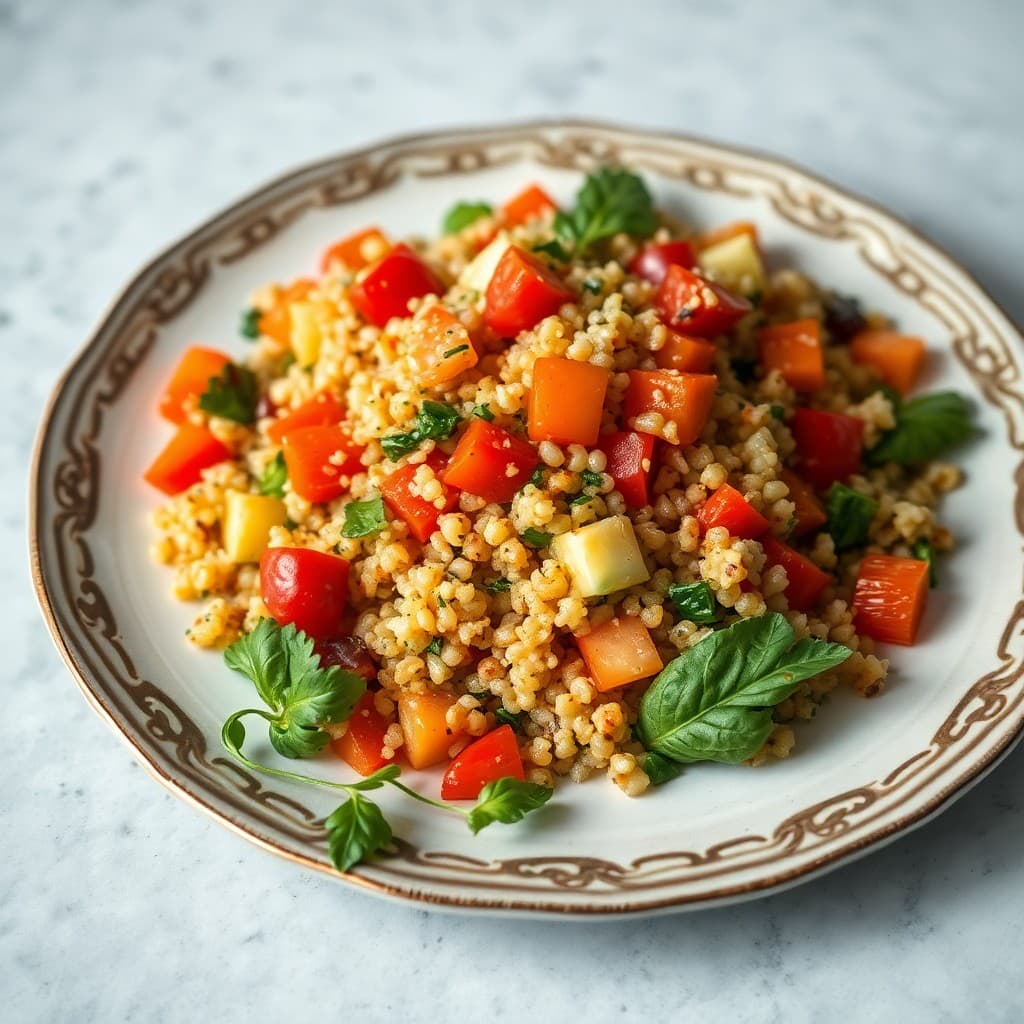 Mediterranean Quinoa and Vegetable Salad