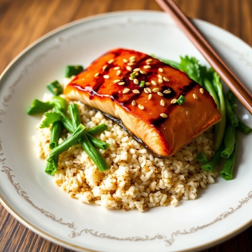 Miso-Glazed Salmon Bowls