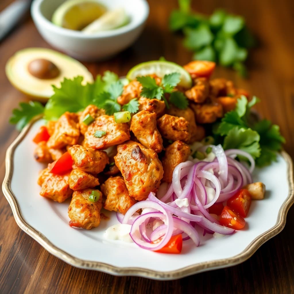 Zesty Spanish Chicken Fajita Bowls