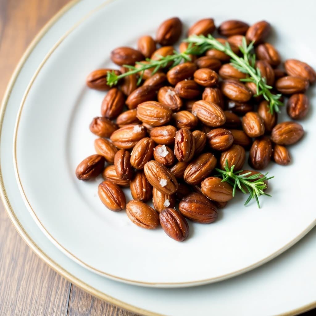 Keto Roasted Almonds with Rosemary and Sea Salt