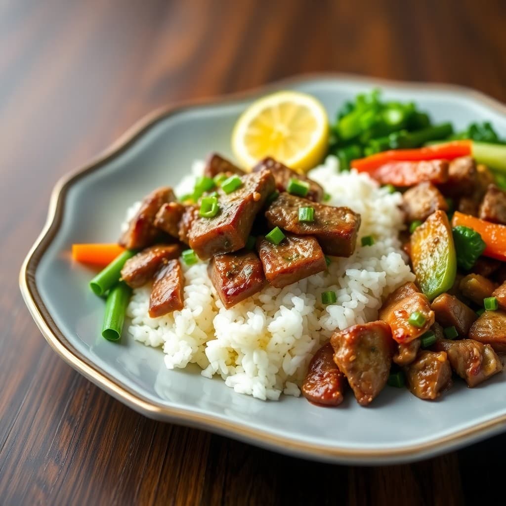 Korean-Style Beef and Veggie Rice Bowls