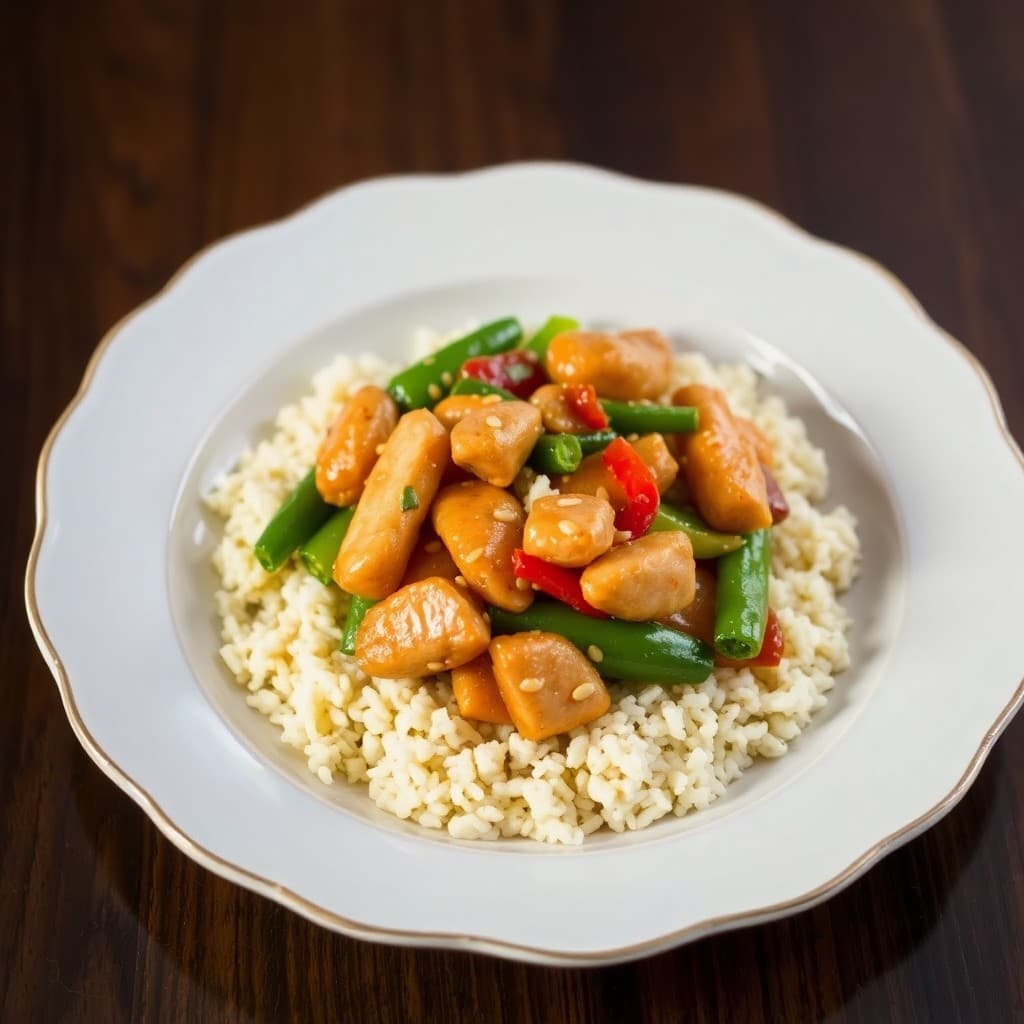 Sesame Ginger Chicken Stir-Fry Bowls