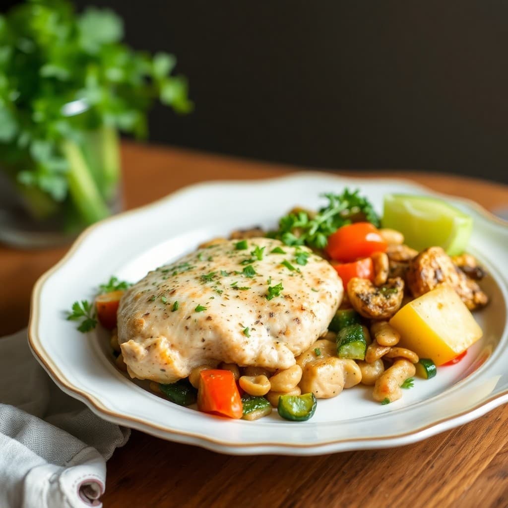 Herbed Mediterranean Chicken and Vegetable Bake