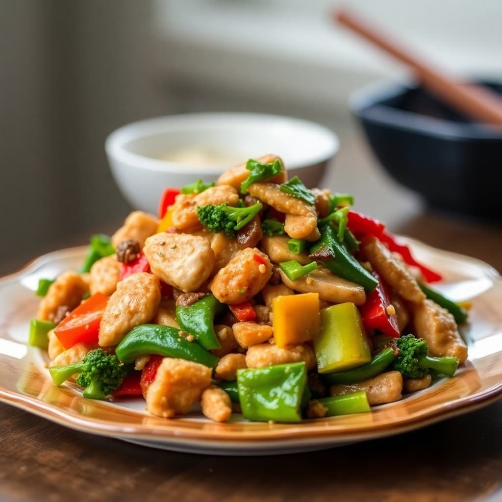 Satiating Chicken and Veggie Stir-Fry