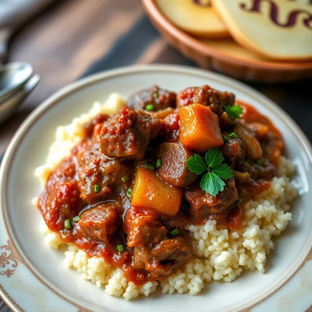 Moroccan Lamb Tagine with Couscous