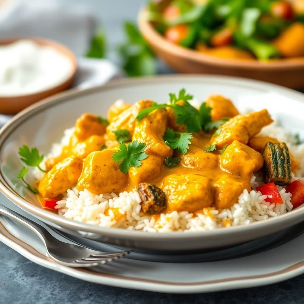 Zesty Indian Butter Chicken Bowls