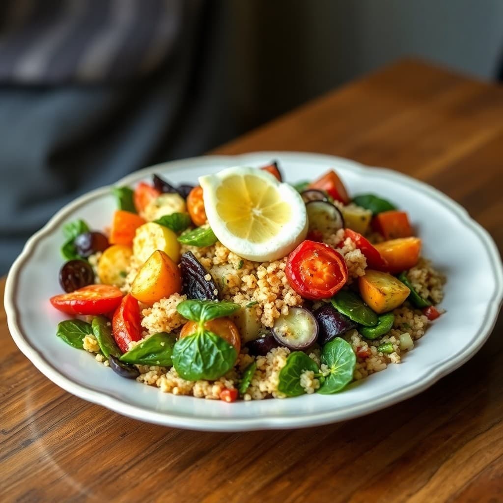 Mediterranean Roasted Vegetable and Quinoa Bowl