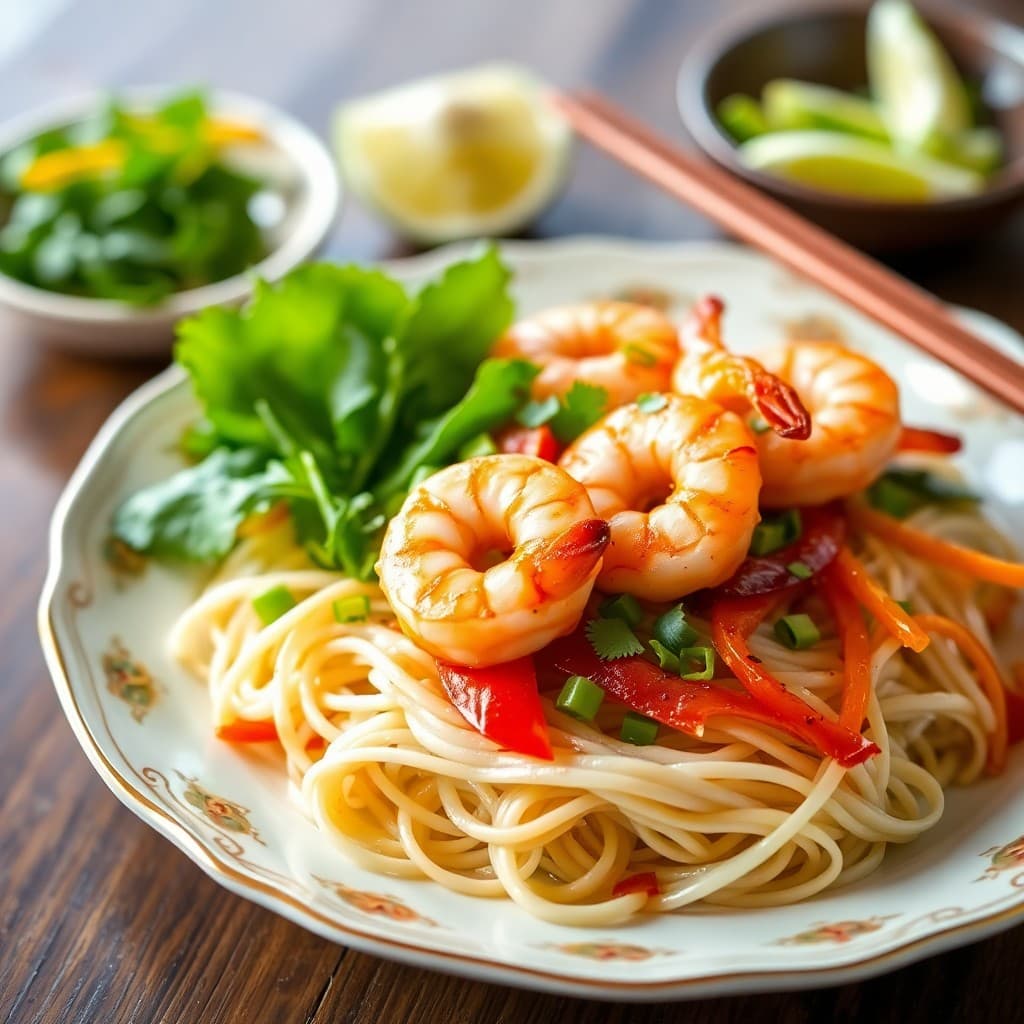 Vietnamese-Inspired Shrimp Vermicelli Bowls