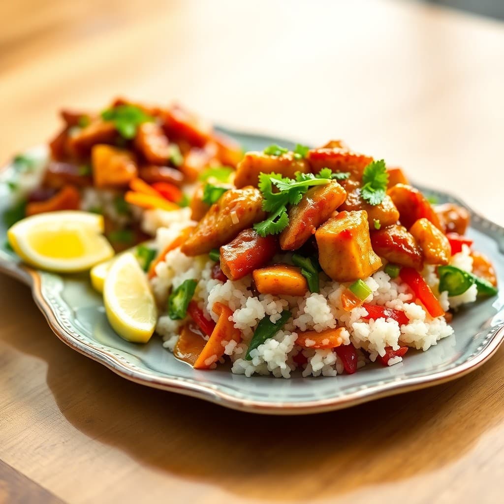 Zesty Chicken Teriyaki Rice Bowls