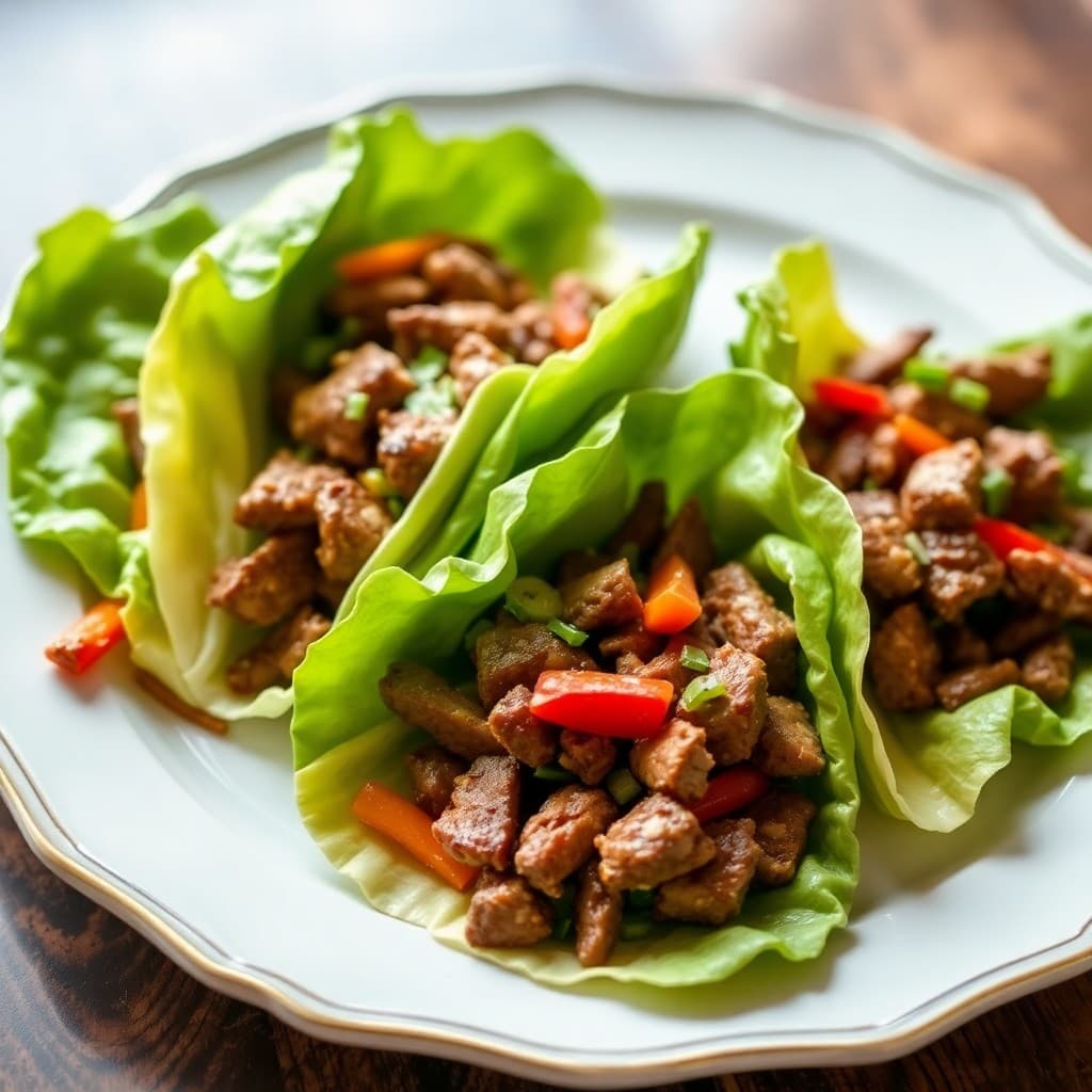 Sizzling Thai Beef Salad Wraps